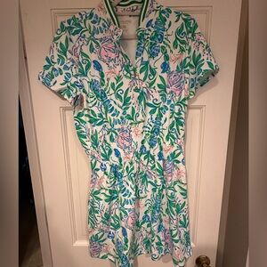 Lilly Pulitzer Luxletic Dress with Green and Blue Accents